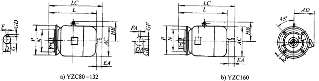 YZCϵеஐ늄әCγߴ磨H80160mm